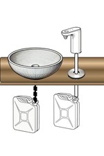 Summer House Man Shed Cabin Hut Water Solution Tap Kit No Plumbing Or Electrics