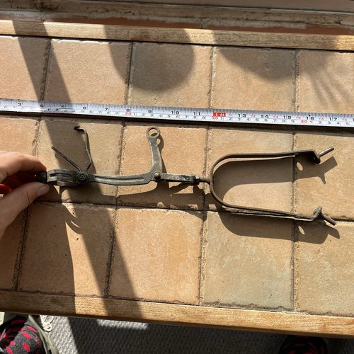 Vintage bicycle rear rod brake - vintage,