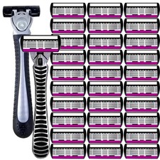24 Men's Razors with Two