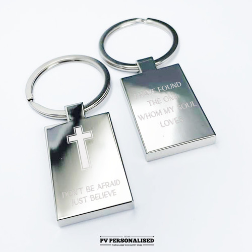 Personalised keyring engraved - personalised,