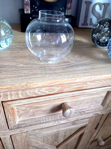 Vintage paraffin oil lamp - oil,