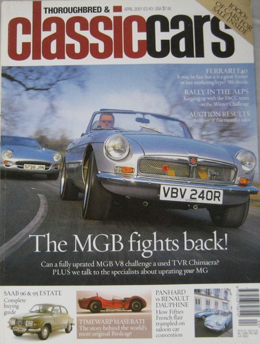Classic cars april 2001 - cars,