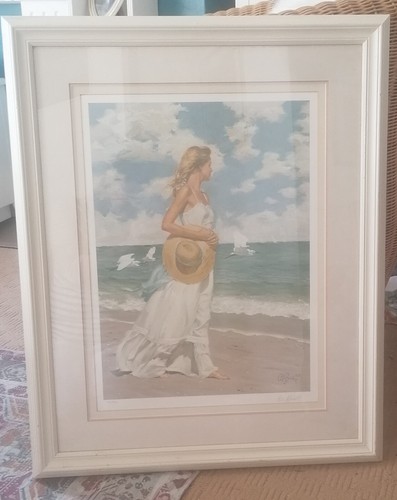 Buell framed lithograph - al,