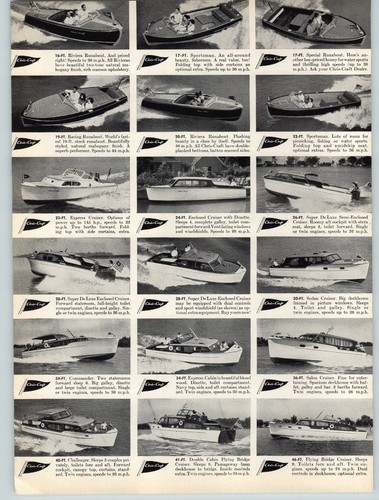 1950 paper chris craft - ad,