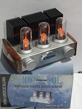 VINTAGE NOVELTY AMP SHAPE RADIO RARE MW(AM)-FM BAND+Box New