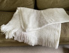 Laura Ashley Home Mohair Style Throw Blanket