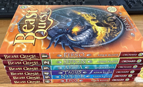 Books beast quest series - 1-6, 1