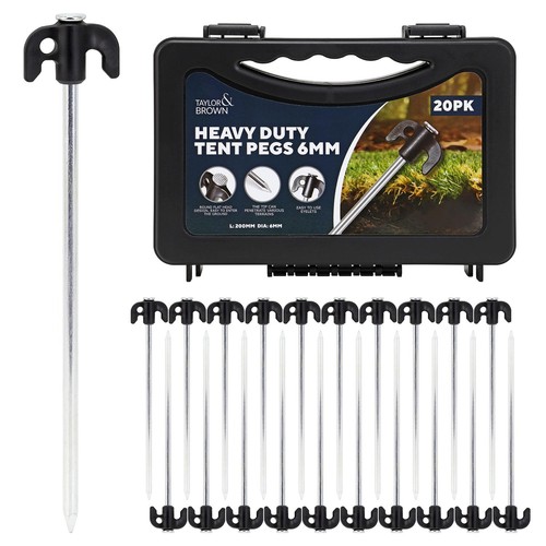 Pack heavy duty tent pegs - pack,