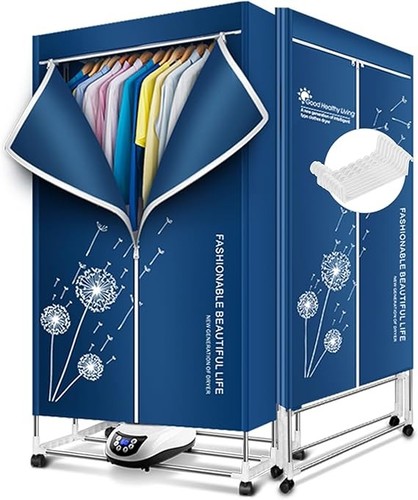 Electric heated clothes airer - heated,