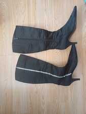 STILLETO HIGH HEEL BLACK BOOTS