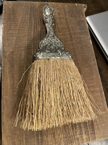 Antique silver tone crumb - ,