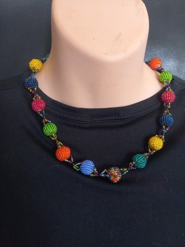Multicoloured zulu glass - multicoloured,