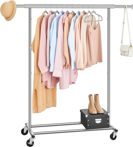 Clothes rack wheels heavy - rack,