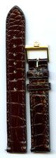 20mm Black Alligator Strap &