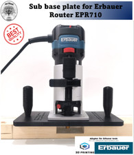 Sub base plate Erbauer Router EPR710 Groove Jig Milling Slotting Woodworking