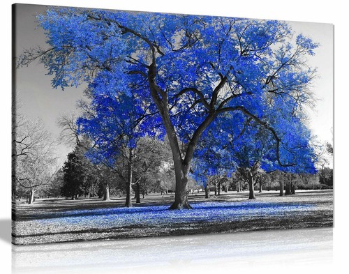 Large tree leaves black - tree,