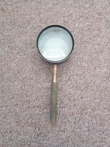 Vintage busch brass magnifying - busch,