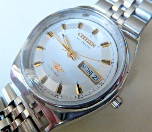 Citizen white grey dial 35mm - citizen,
