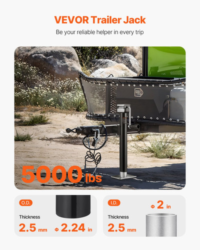 Trailer jack 5000 lbs - trailer,