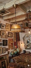 Vintage Art Deco Style Etched