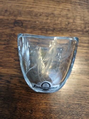 Strombergshyttan glass vase