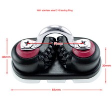 Black Anodized Aluminium Cam cleat Boat Cam cleats Matic Fairlead