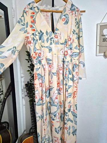 Neon rose womens beige - rose, floral