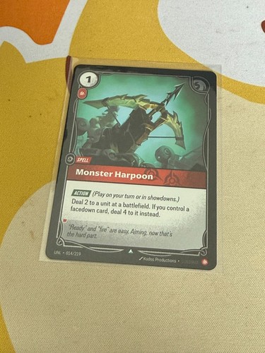 014 219 monster harpoon - 014/219,