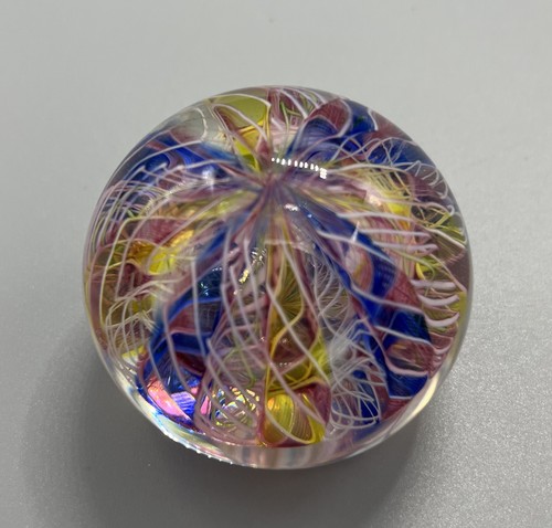 Murano glass crown paperweight - crown,