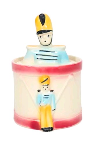 1940s drum major cookie jar