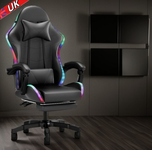 New reclining gaming chair - new,