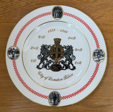 SPODE 1839-1989 CITY OF LONDON POLICE COMMEMORATIVE PLATE COMMISSIONERS LTD ED