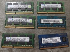 Job lot x6 4gb ddr3 laptop ram