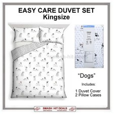 Dogs Print Duvet Cover Set