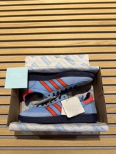 Adidas SPZL x C.P. Company Manchester Blue SPZL Trainers UK 8.5 ✅ Brand New