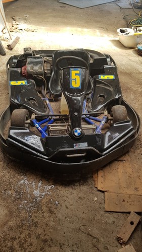 Racing petrol kart - racing,