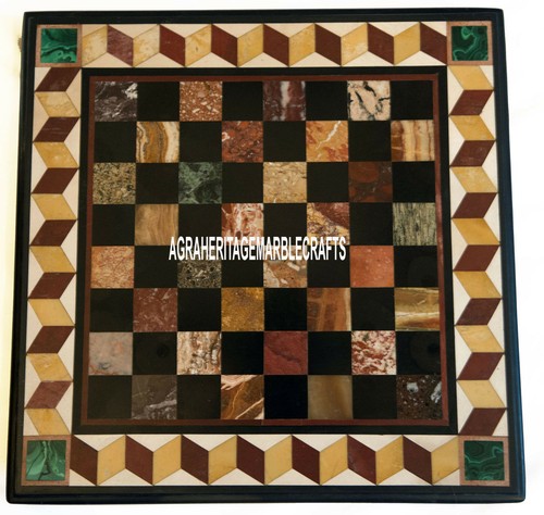 Designer marble coffee chess - designer,