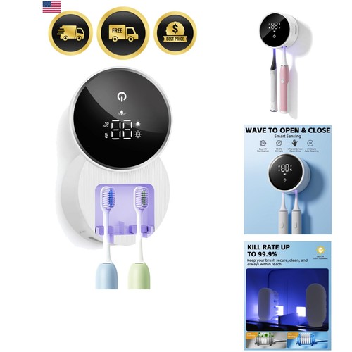 Toothbrush sanitizer and - toothbrush,