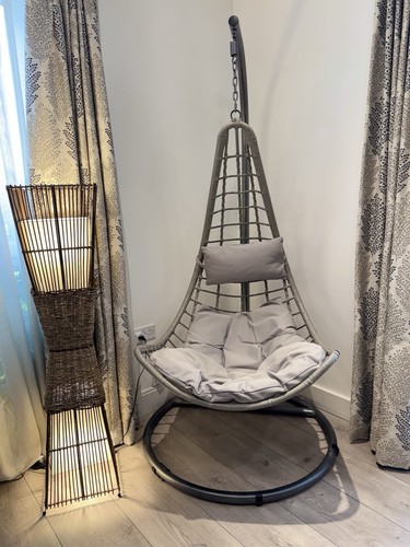 Hanging chair with - , frame