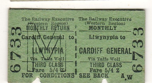 Railway ticket - , re(wr)