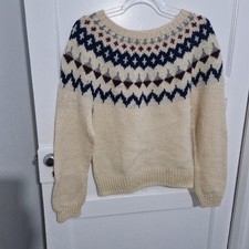 Handmade Wool Fair Isle Jumper
