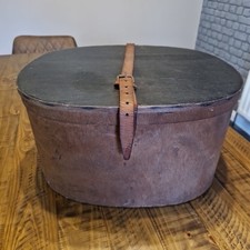 Antique Hat Storage Wooden Box