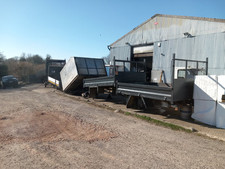 Ford Transit Single & Double Cab Steel Tipping Body's Complete With Ram & Pump 