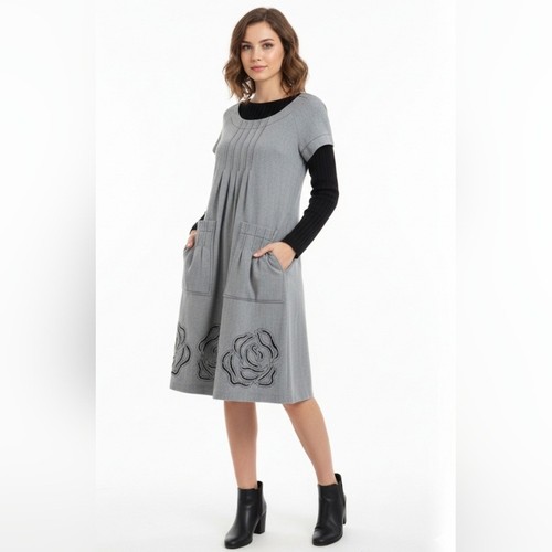 Phoebe couture gray wool - couture,