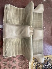 PORSCHE 924 944 REAR SEATS Light  Brown Pin Stripe both parts