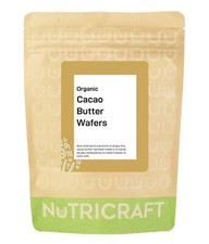 Organic CACAO / COCOA BUTTER WAFERS by NUTRICRAFT™ - Peru - drops, buttons 