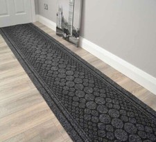 Dark rug black hall - dark,