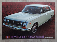 Toyota Corona Mk 2 1900 Brochure / Leaflet c.1969