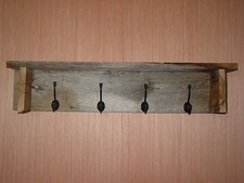 Wood Shelf and Coat Rack Robe
