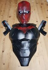 Redhood armour, Battle Damaged Helmet, 2 props, Cosplay